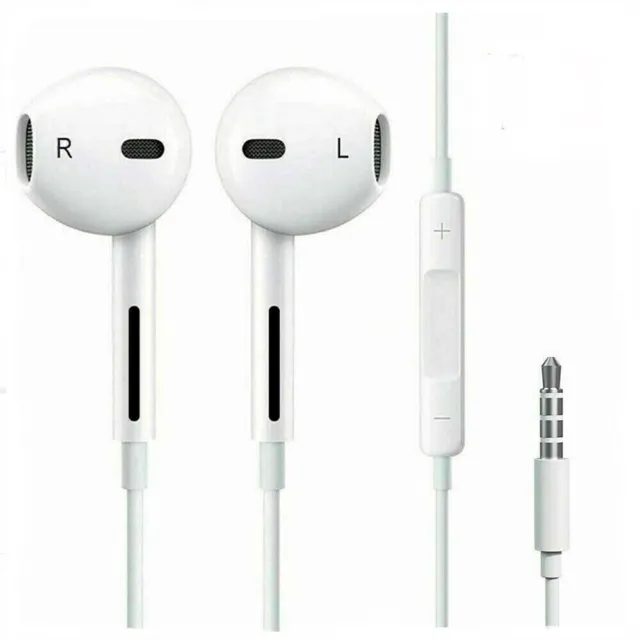 Écouteurs kit Main Libre 3.5mm Compatible iPhone 4 4s 5 5s 5c 6 6s Samsung etc.