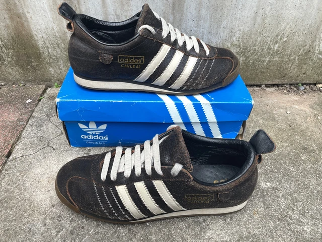 adidas gazelle silver green womens LIKE NEW* Vintage 2013 Adidas Chile 62 Brown UK 7 / EUR 40 2/3  Secondsoles