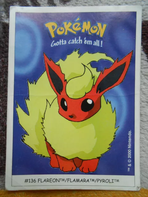 Pyroli / Flareon #136 - Dunkin Boomer 2000 - Carte Pokemon - Bon Etat