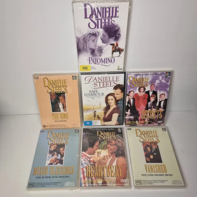 Danielle Steel's 7 DVD Bundle Pack, PAL Region 4, Brand New & Sealed