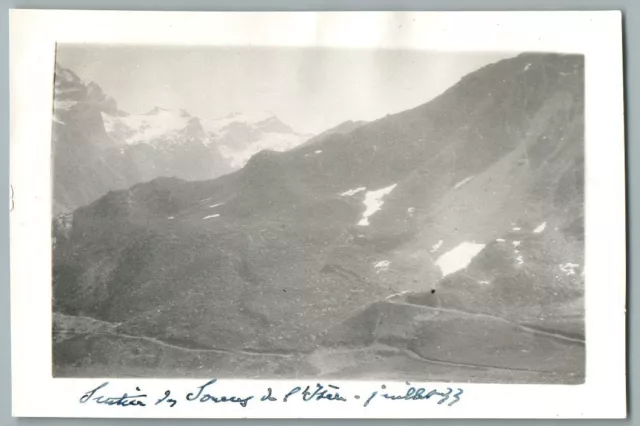 France, Sentier des sources de l&#039;Isère  Vintage silver print.  Tirage arg