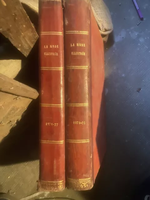 4 Reliures 9 Années Mode Illustrée De 1872 A 1880