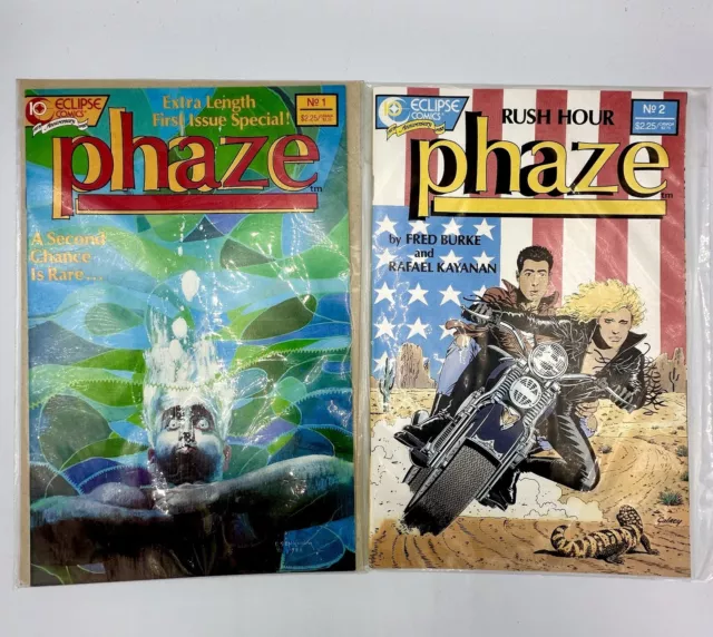 Phaze #1-2 VF+ complete series - Bill Sienkiewicz - Paul Gulacy - Rafael Kayanan