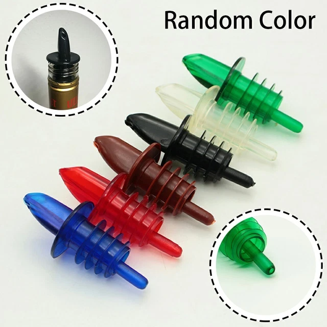 Juego de dispensadores de corchos de vino pintura aleatoria para sellar agua mineral