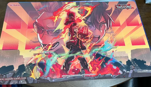 Yugioh Libromancer Official Konami Rivarly Of Warlord Playmat