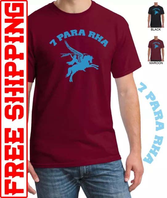 7 Para RHA Royal Horse Artillería Aerotransportada Camiseta Sudaderas con Capucha Paracaídas