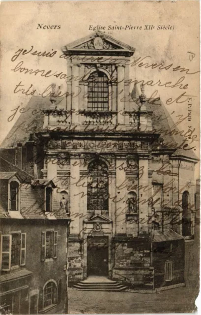 CPA AK NEVERS - Église St-PIERRE XII Siecle (456455)