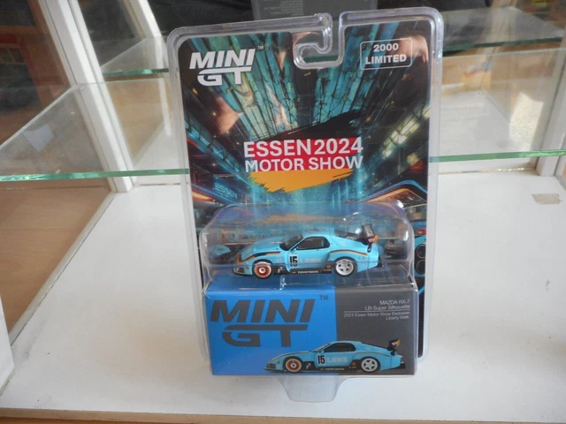 TSM Mini GT 1:64 - Mazda RX-7 Vert édition Limitée Motor Show Essen 2024 Sous Blister (occasion)