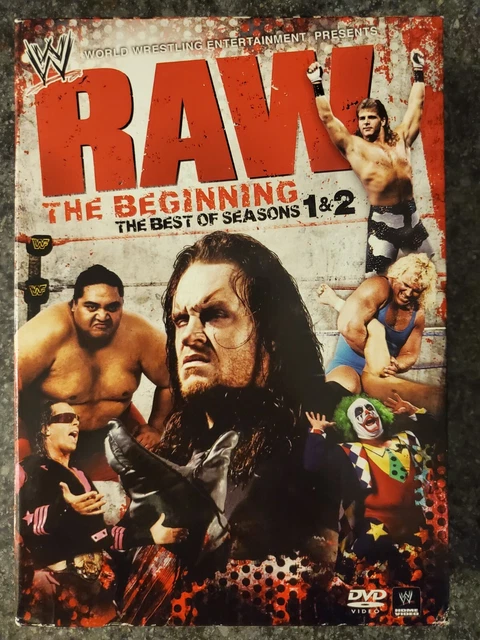 WWE RAW THE BEGINNING THE BEST OF SEASONS 1 & 2 4-DISC dvd