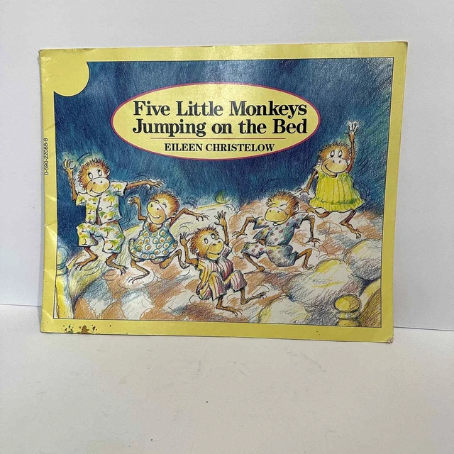 Five Little Monkeys Big Easel Book Oversized Teacher Kindergarten Preschool