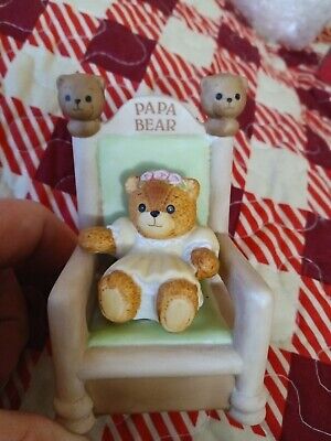 Lucy & Me Papa Bear Goldilocks Enesco Lucy Rigg 1996 Rare Signed Collecters