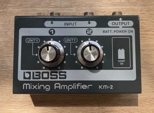 BOSS KM-2 Mixing Amplifier 中古品 希少品BOSS km-2 Mixing Amplifier