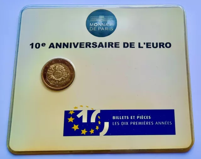 2 euro France Frankrijk 2012 Blister 10 ans euro 5330 exemplaires