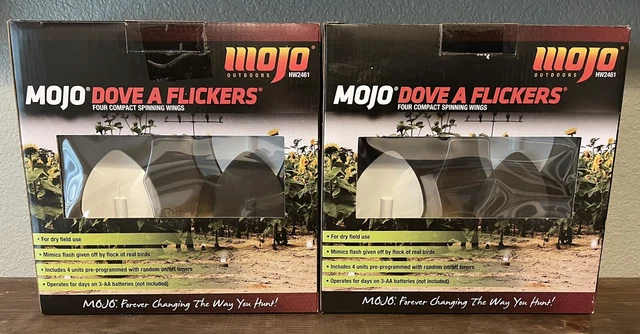(2) MOJO Dove-A-Flickers Dove Decoy Spinning Wings (2 Packs of 4) 8 total HW2461