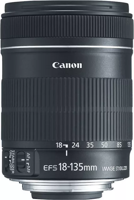 Canon EF-S 18-135 mm F3.5-5.6 IS 67 mm Filtergewinde (Canon EF-S Anschluss) schw