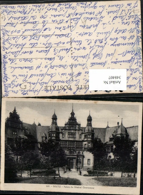 348407,Lothringen Moselle Metz Palais du General Gouverneur