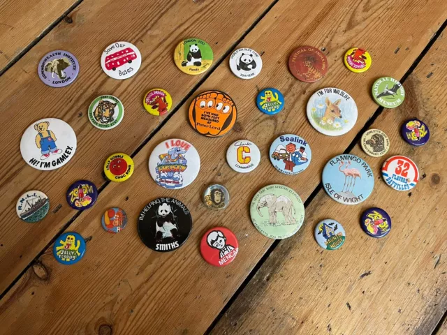 Job Lot Of Vintage Badges