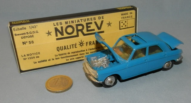 PEUGEOT 404 Échelle 1/58 NOREV Neuve en boite - Collection