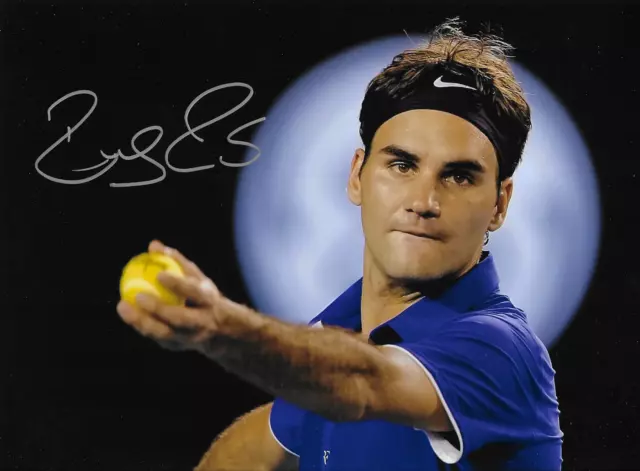 Roger Federer Tennis Player Signed Photograph 2 *With Proof & COA*