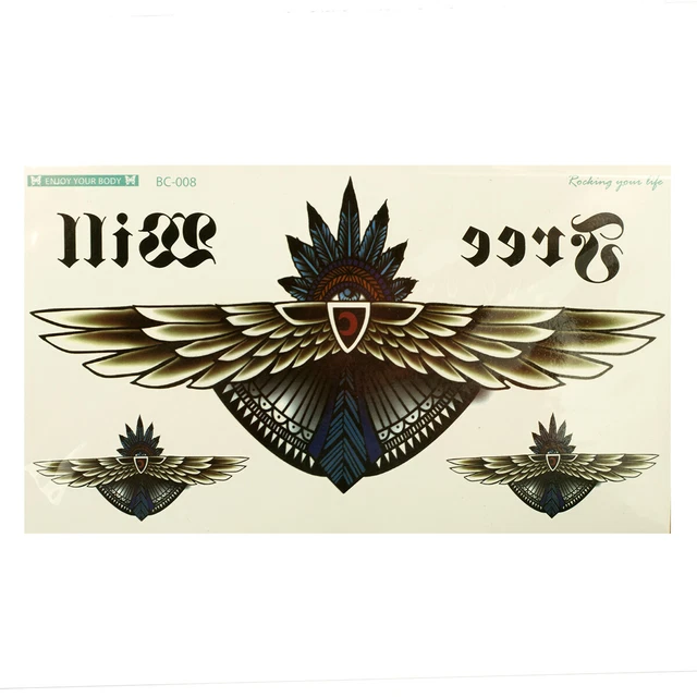 2x XXL Temporäres Tattoo – Frau Mit Revolvern, Schriftzug „Life Is Beautiful“, Wasserfest, Bis 45x15,5 Cm, Einfach Aufzutragen