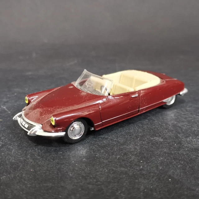 Modèle Réduit Norev 1/43 Citroën DS 19 Cabriolet 1963 Bordeaux - Neuf Sous Blister