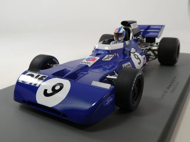 Miniature SPARK Tyrrell 003 F1 – GP France 1971 (P. Depailler) échelle 1/43