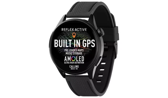 Series 29 Reflex Active Amoled Black Smart Calling Watch