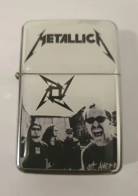 Rare Briquet à essence du groupe Metallica Edition limitée