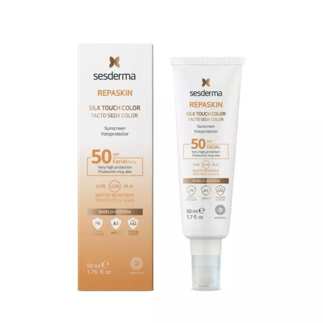 SESDERMA Repaskin Photoprotector SPF50 Silk Touch Color 50ml