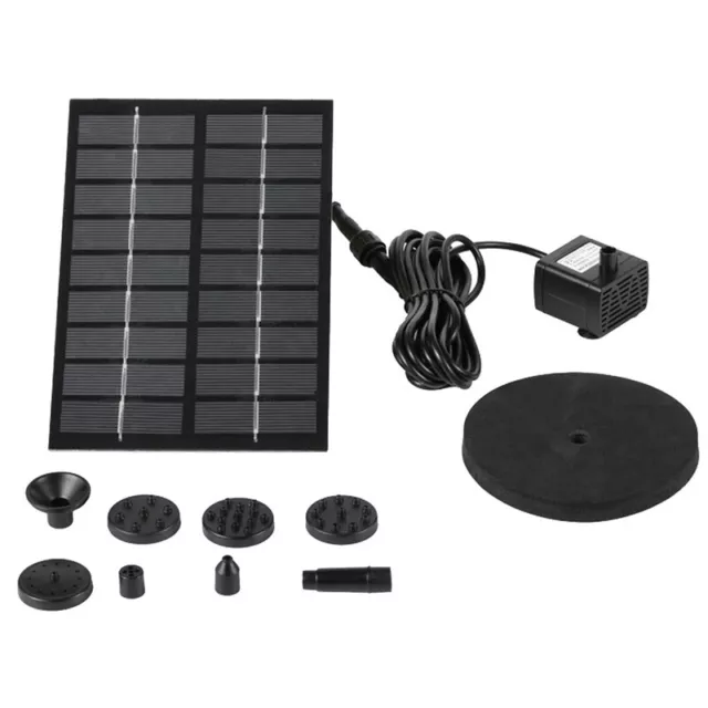 Solar Fountain Pump Solar Panel Fountain Pump Pool Pond Garden Water2524