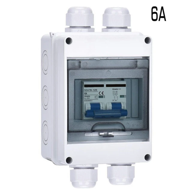 32A 500V Solar Disconnect Switch With IP65 Waterproof Box - PV Circuit Breaker With Connectors