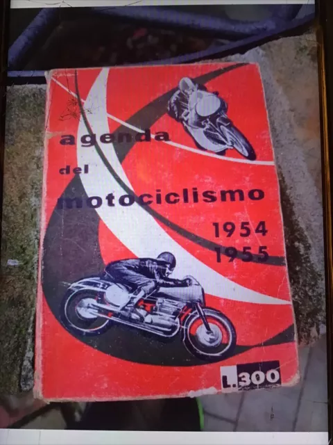 Agenda del MOTOCICLISMO 1954 1955  Vintage Epoca