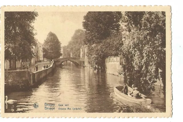 BELGIQUE  bruges  quai vert