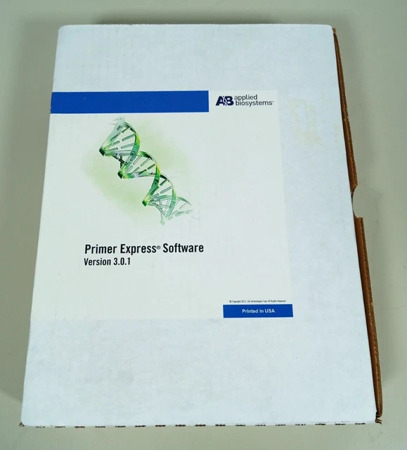APPLIED BIOSYSTEMS PRIMER Express Software CD Ver 3.0.1 4465632 & Guide