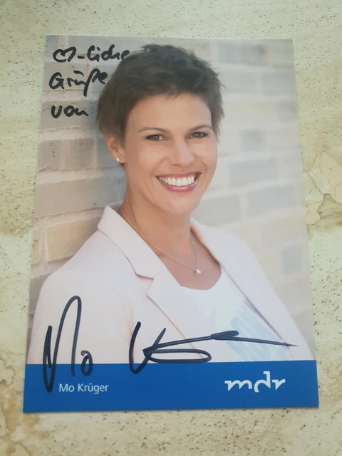 MO KRÜGER TV Moderatorin original AK EUR 1,00 PicClick DE