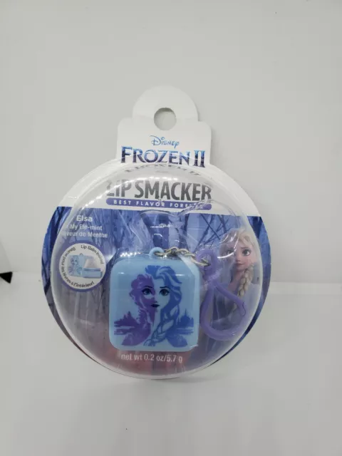 Frozen II Disney Lip Smacker Lip Balm Cube Key Chain (Elsa) Ele-Mint