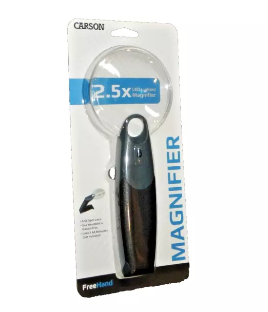Carson LED Lighted Magnifier - FH-25 - 2.5X
