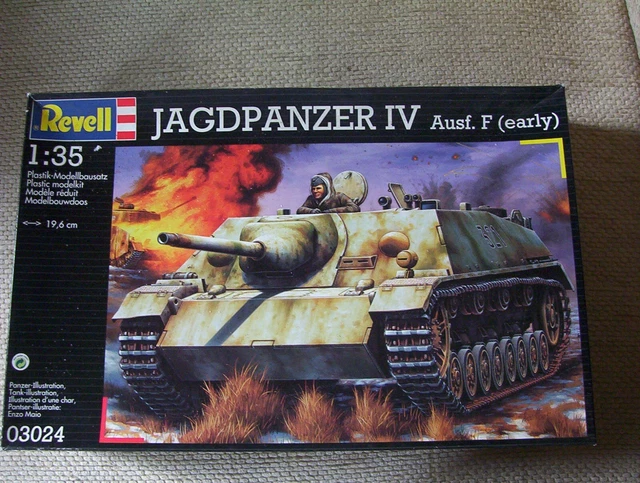REVELL 1/35 SCALE German Jagdpanzer IV Tank model kit. [still sealed] £ ...