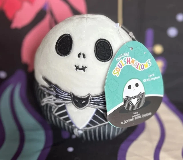 SQUISHMALLOWS NIGHTMARE BEFORE Christmas 5 inch Jack Skellington NWT 9