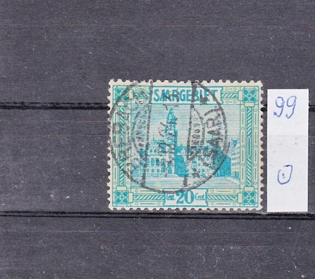 saargebiet bis 1934: Mi. Nr. 99 gestempelt