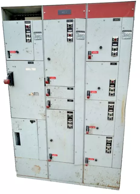 GE 8000 LINE 600 Amp 480V 3PH 4W Motor Control Center