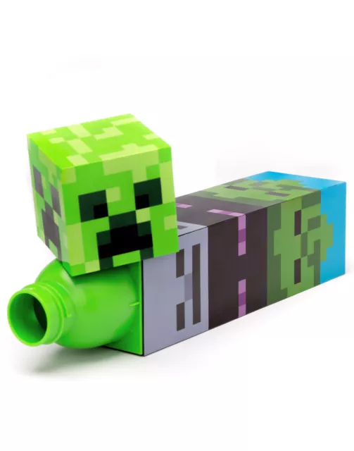 Minecraft botella de agua niños mobs deportes Taza de viaje Frasco 650ml 3