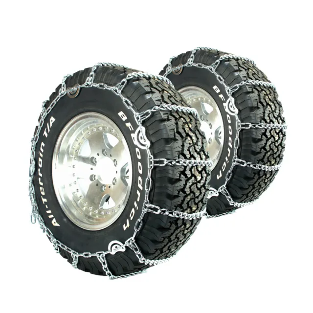 Titan Truck Link Tire Chains CAM Type On Road Snow/Ice 5.5mm 255/70-17