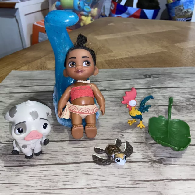 Disney Animators' Collection vaiana Moana Mini Doll 5" / 12cm Playset -