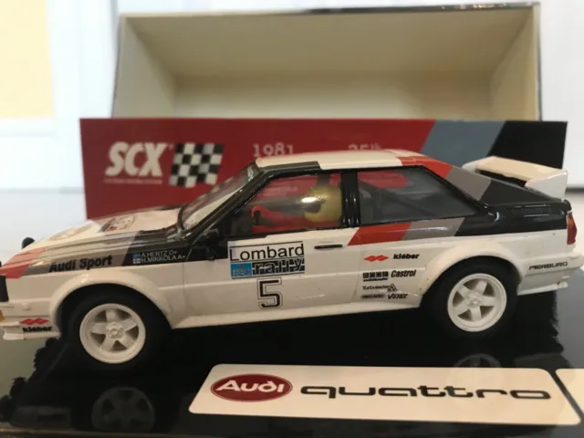 SCX Scalextric Audi quattro 1981 Lombard RAC Rallye Hannu Mikkola