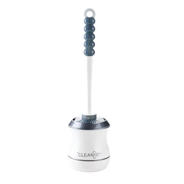 Spazzola WC Con Supporto MR.SIGA - Da Parete, Nero, Setole TPR, Design Igienico - Foto 5