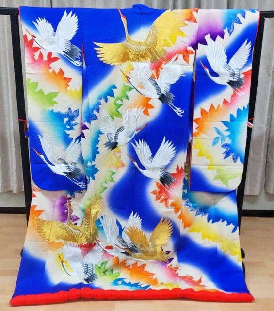 Japanese Kimono Uchikake  Wedding Pure Silk  japan　033