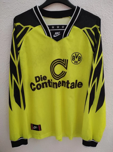 Maillot Domicile Borussia Dortmund 1994/1995 Original Rare - Taille XL Homme - Nike