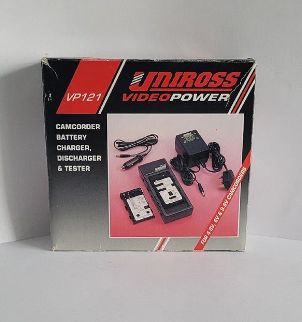 UNIROSS VIDEO POWER VP121 Universal Camcorder Battery Charger