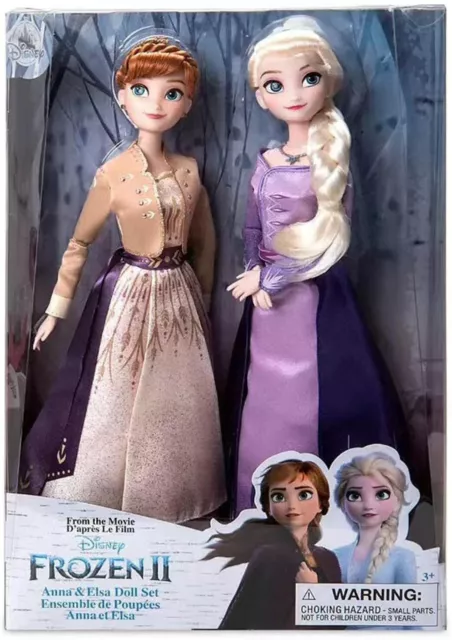 Official Disney Frozen 2 Elsa Anna Princess Dolls With Accessories NEW RARE BOX